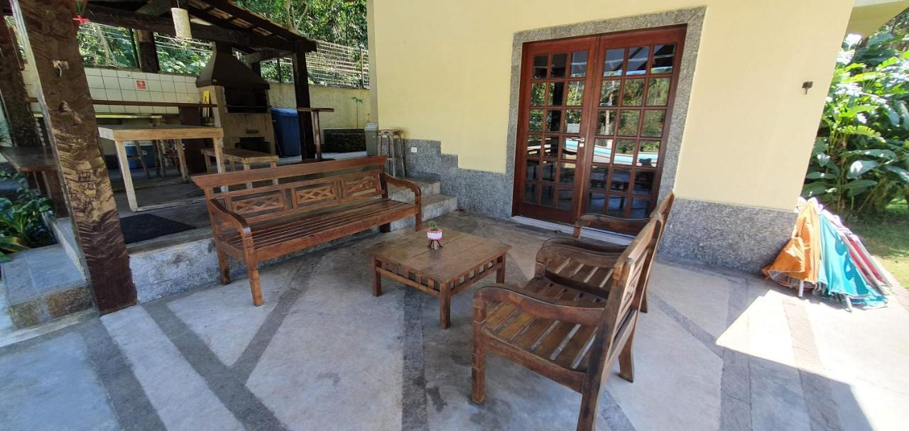 Casa da Josie em Maresias com piscina no pé da Mata Atlântica - 4 quartos Exterior foto